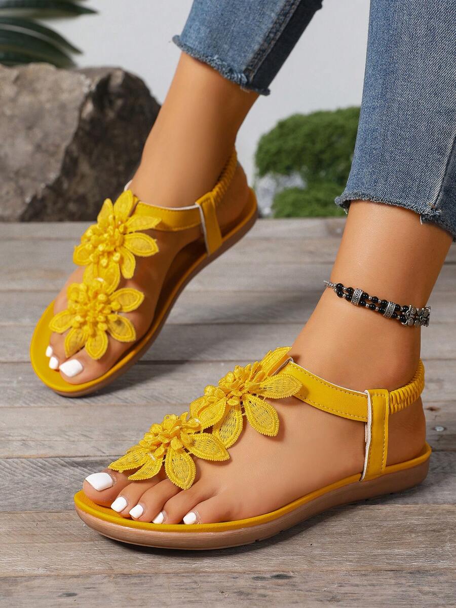 Alina | Floral Orthopedic Sandals