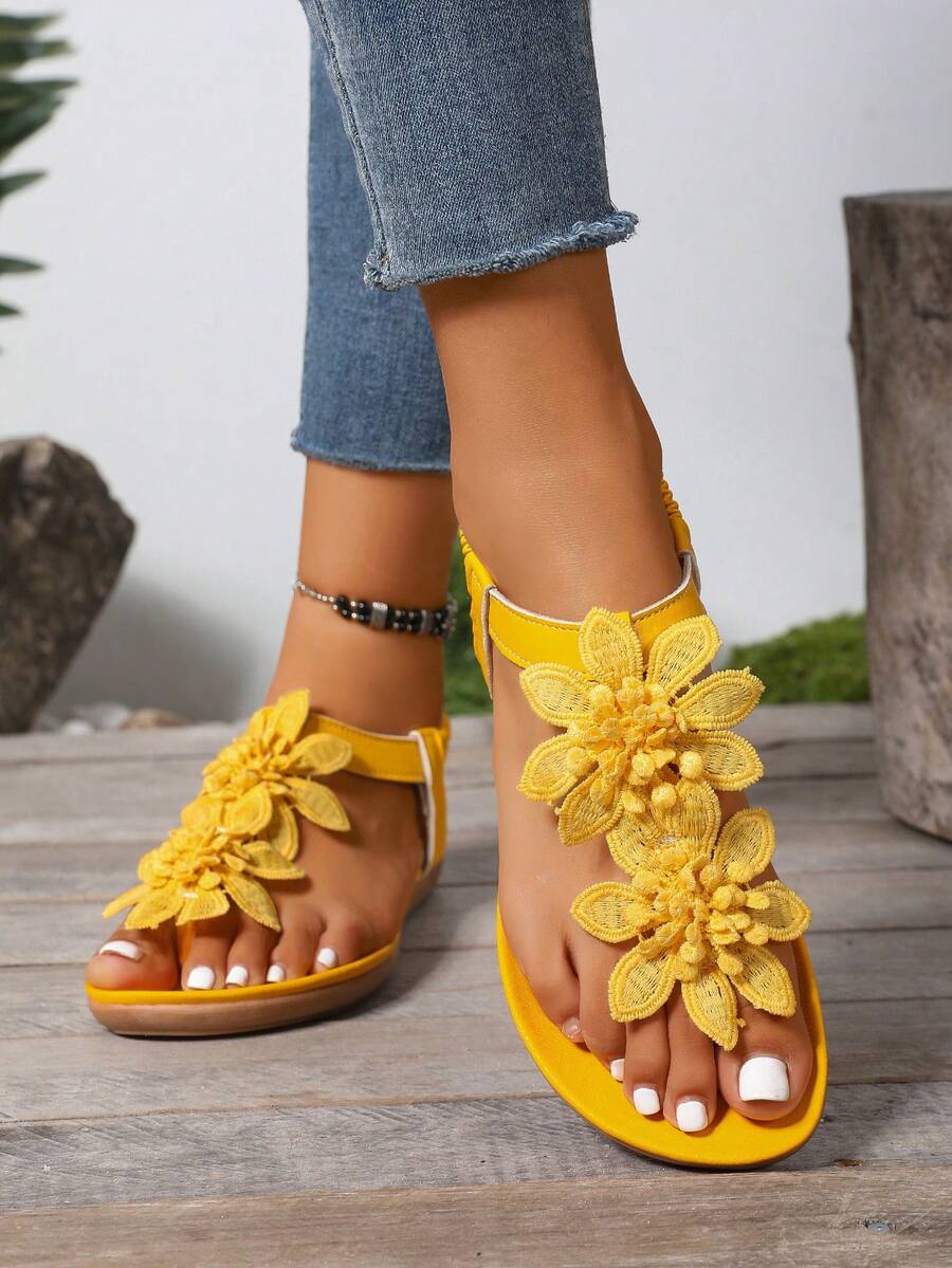 Alina | Floral Orthopedic Sandals