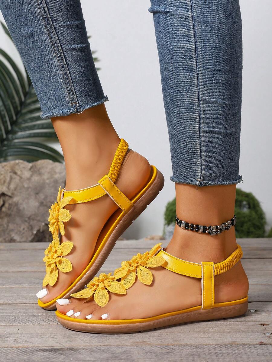 Alina | Floral Orthopedic Sandals