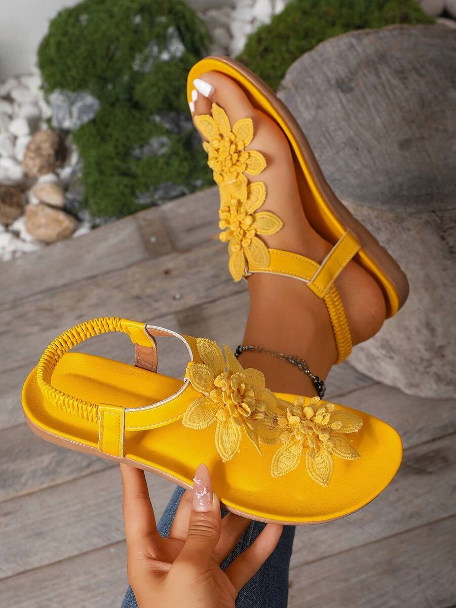Alina | Floral Orthopedic Sandals