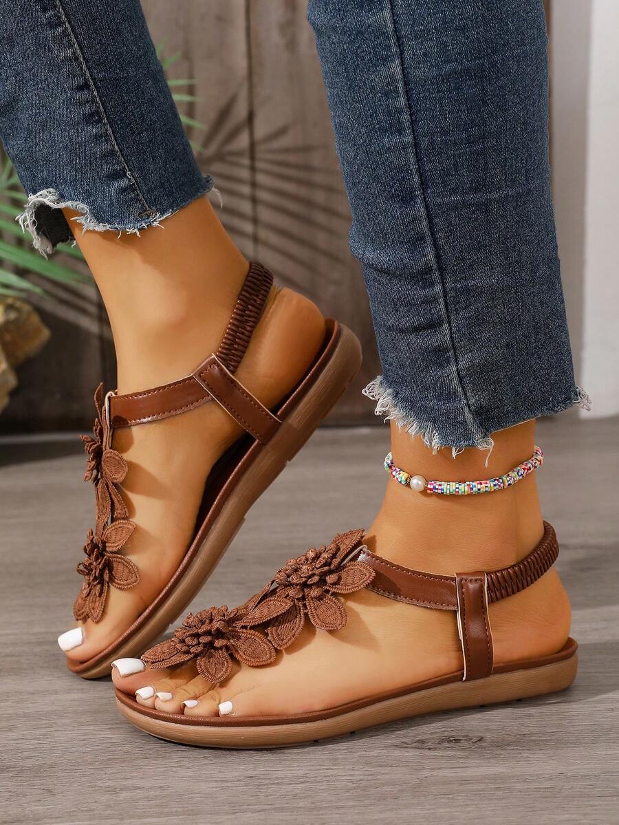 Alina | Floral Orthopedic Sandals