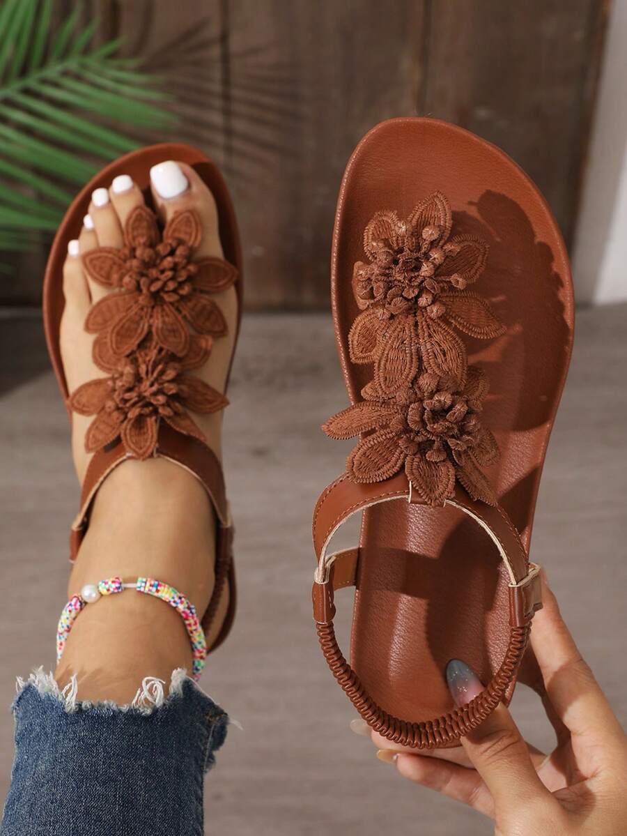 Alina | Floral Orthopedic Sandals