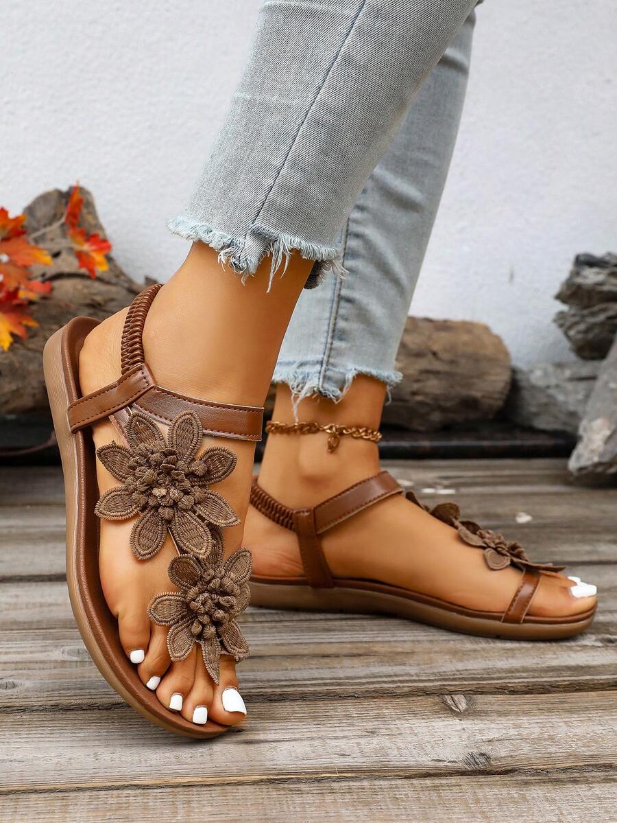 Alina | Floral Orthopedic Sandals