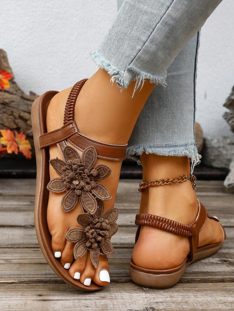Alina | Floral Orthopedic Sandals
