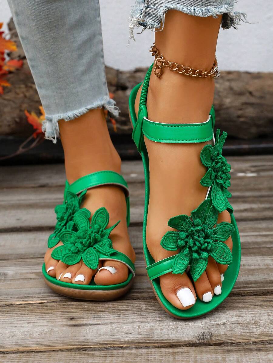 Alina | Floral Orthopedic Sandals