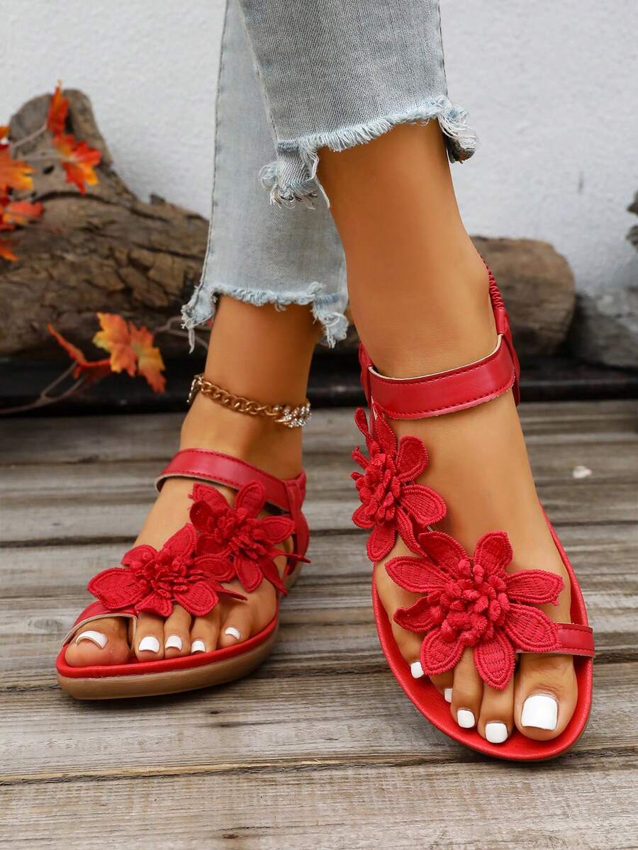 Alina | Floral Orthopedic Sandals