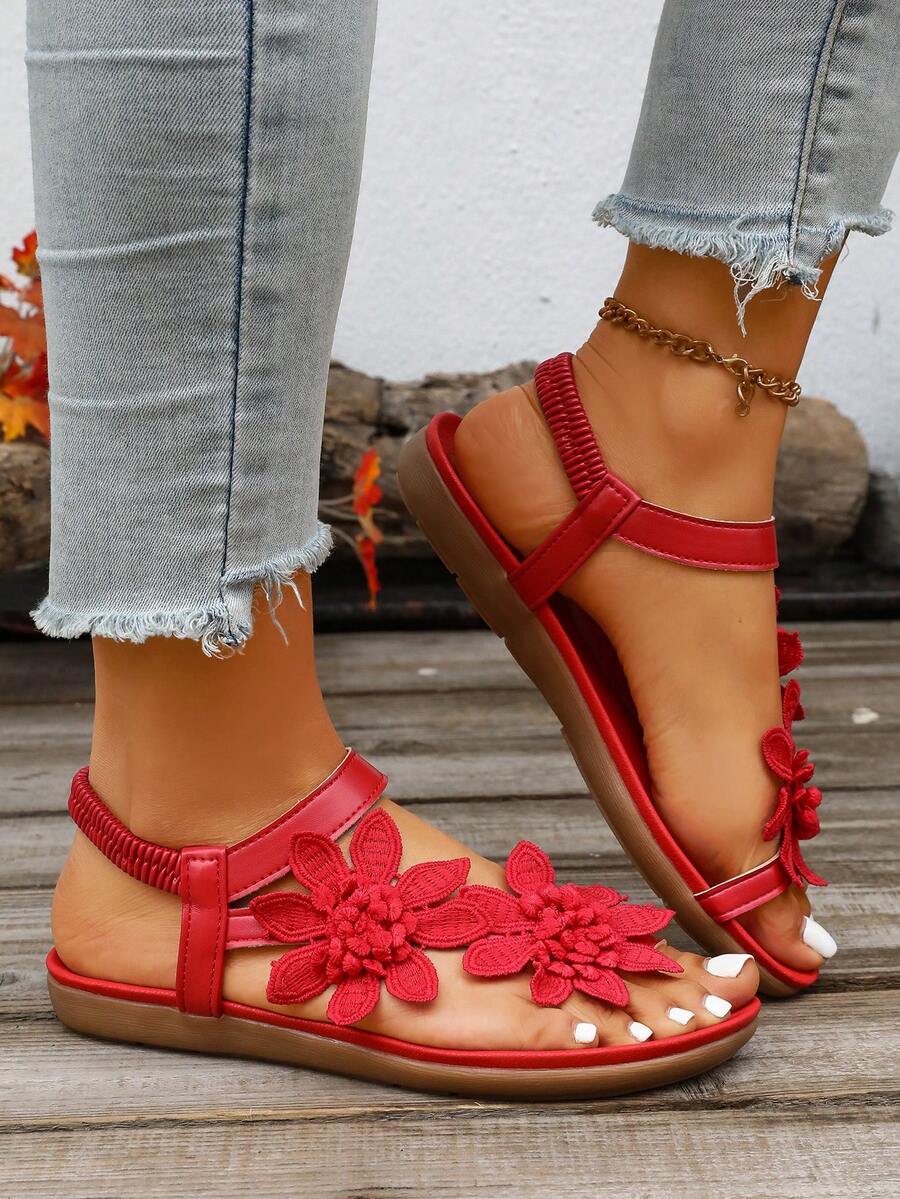 Alina | Floral Orthopedic Sandals