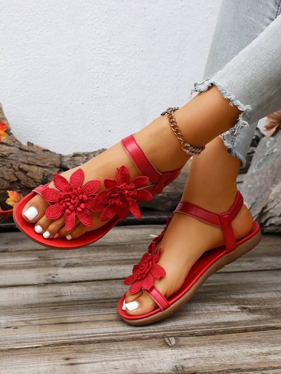 Alina | Floral Orthopedic Sandals