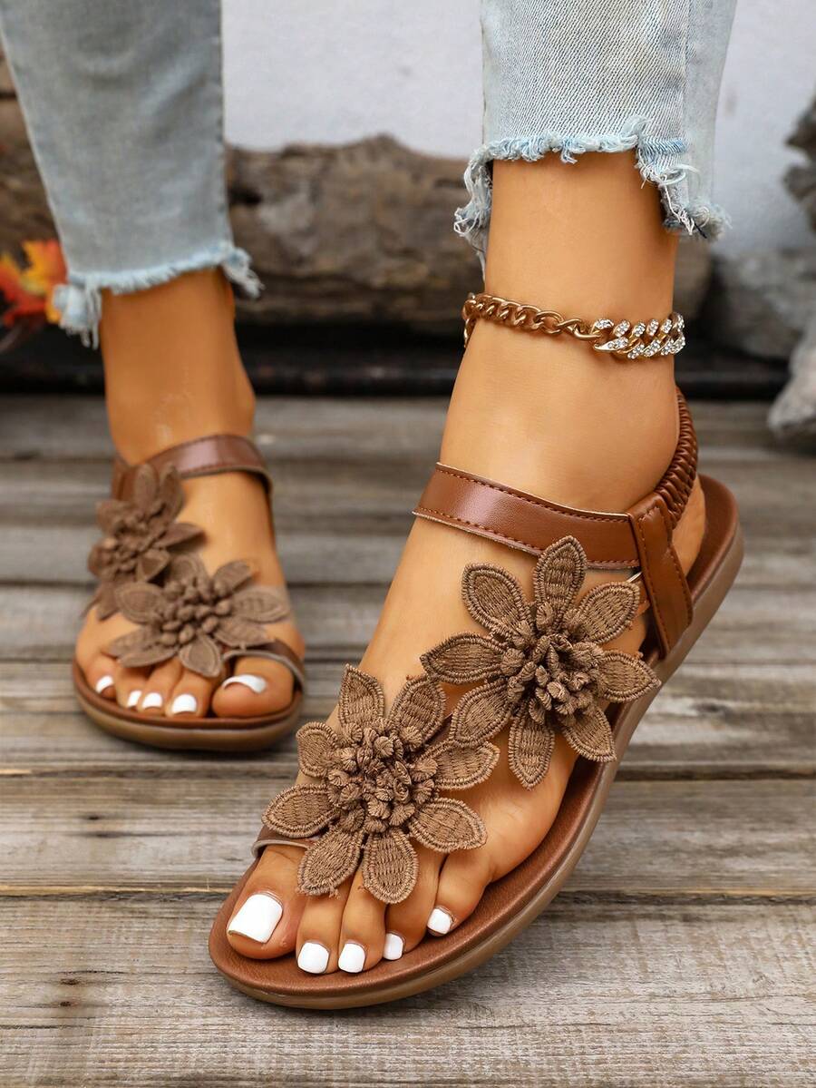 Alina | Floral Orthopedic Sandals