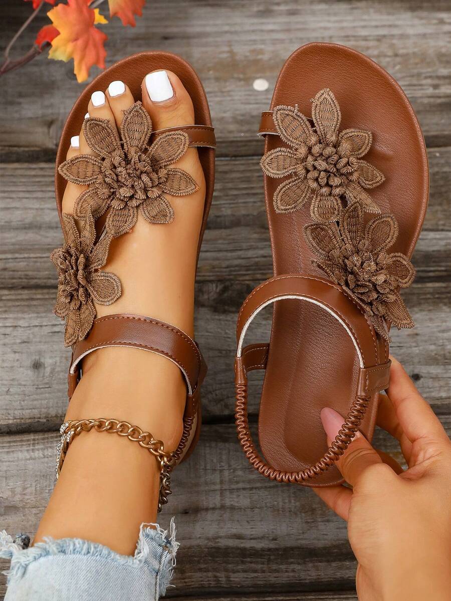 Alina | Floral Orthopedic Sandals