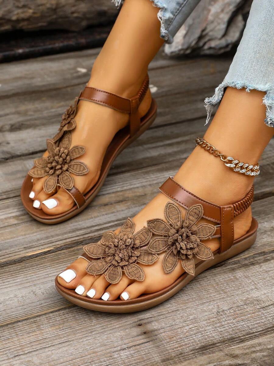 Alina | Floral Orthopedic Sandals