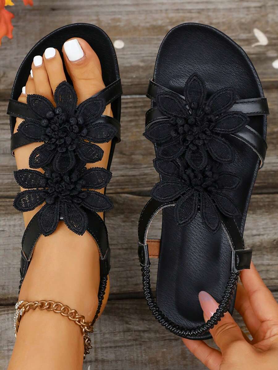 Alina | Floral Orthopedic Sandals
