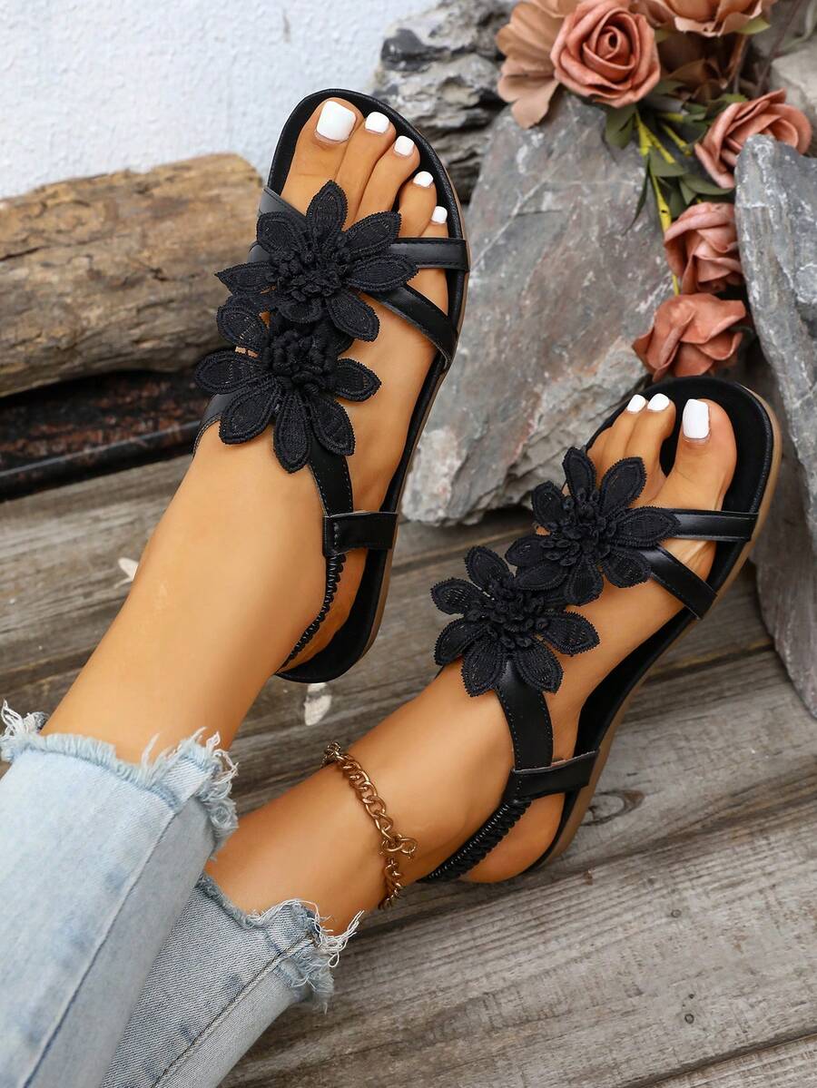 Alina | Floral Orthopedic Sandals