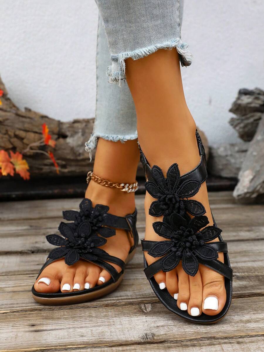 Alina | Floral Orthopedic Sandals