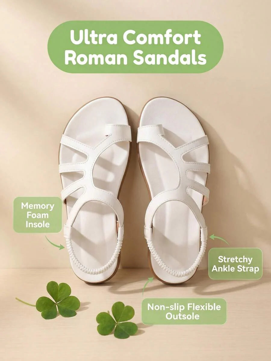Alina | Floral Orthopedic Sandals