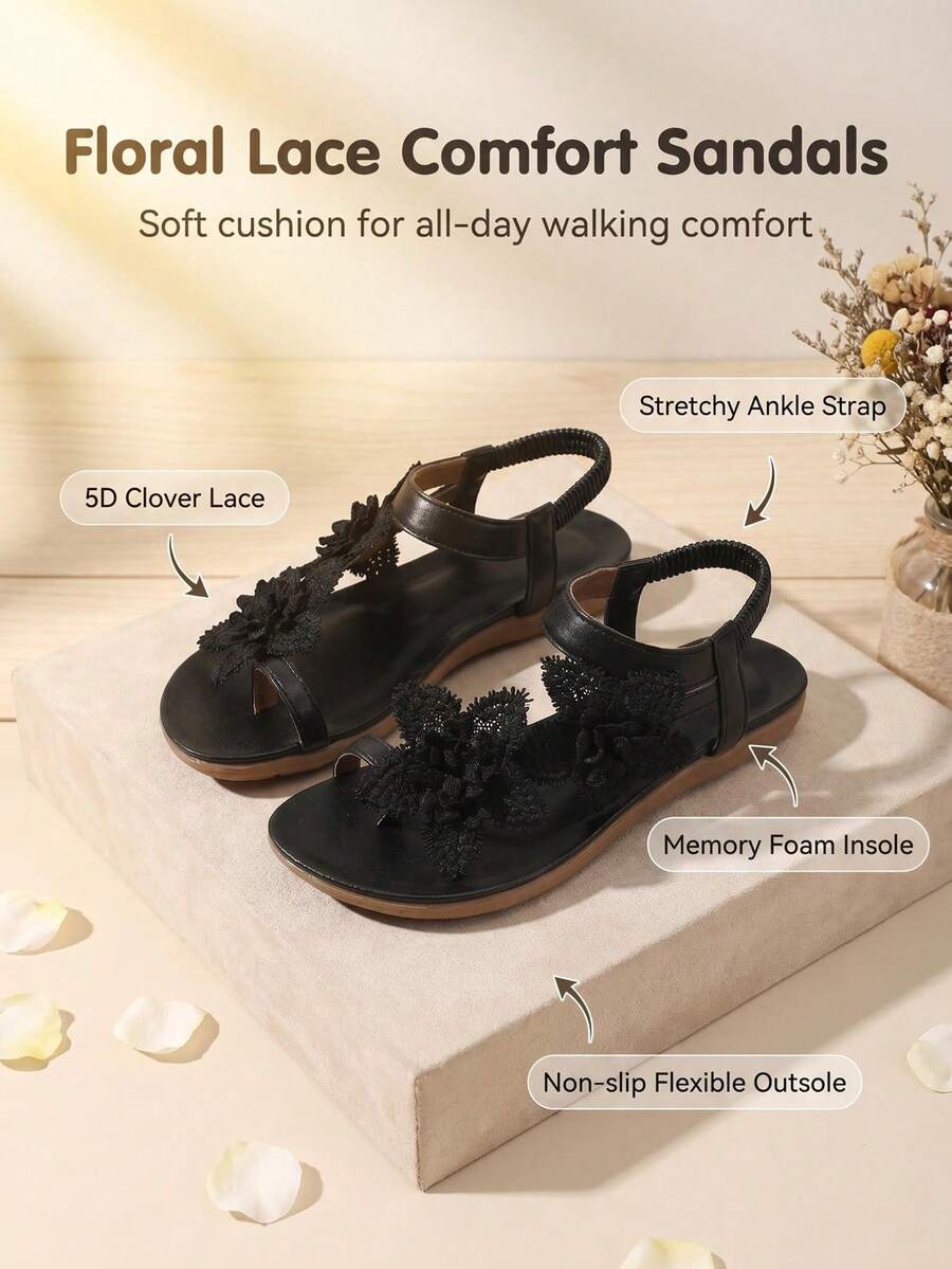 Alina | Floral Orthopedic Sandals