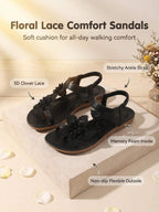 Alina | Floral Orthopedic Sandals