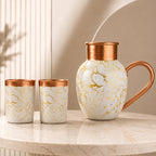 99.9% Pure Solid Copper Carafe - Heritage Collection
