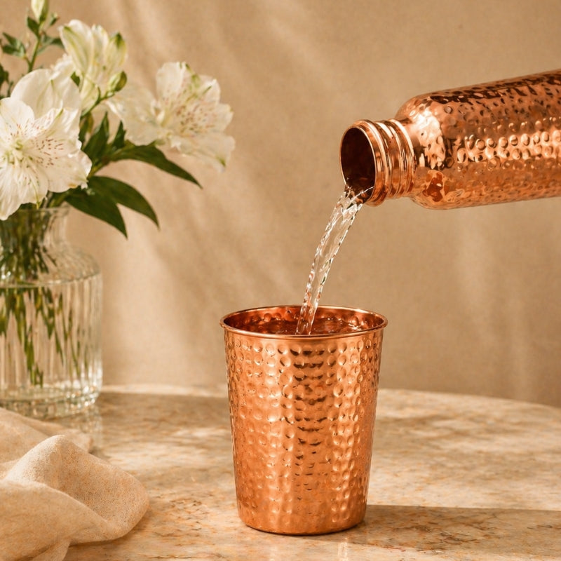 Hammeret Kobber Glas Loressia™