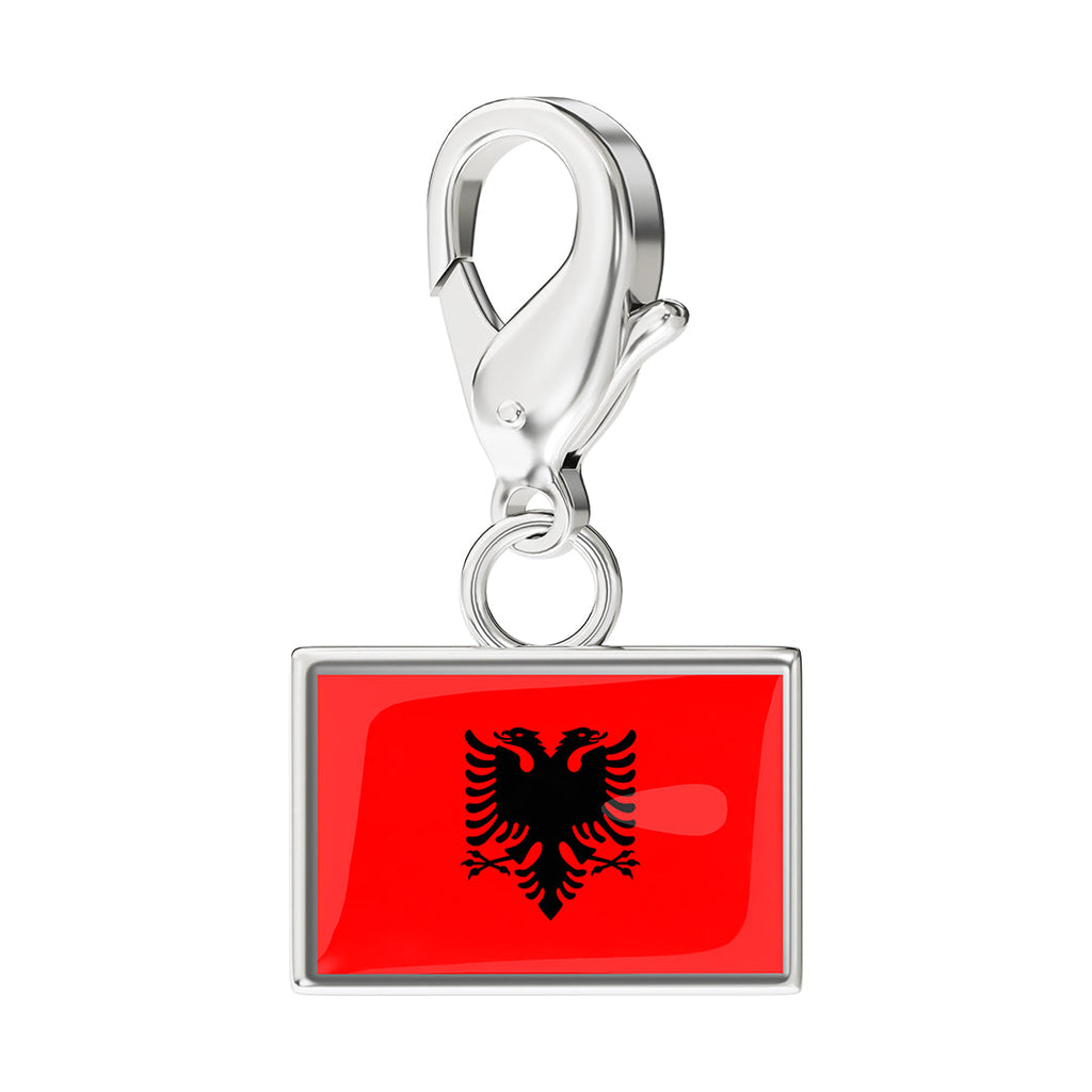 Flag & Map Charms Set
