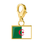 Flag & Map Charms Set