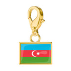 Flag & Map Charms Set