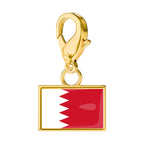 Flag & Map Charms Set