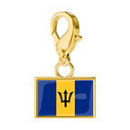 Flag & Map Charms Set