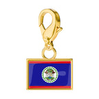 Flag & Map Charms Set
