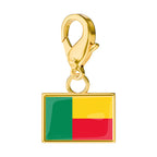 Flag & Map Charms Set