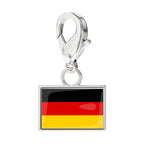 Flag & Map Charms Set