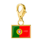 Flag & Map Charms Set