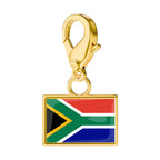 Flag & Map Charms Set