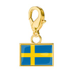 Flag & Map Charms Set