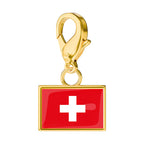 Flag & Map Charms Set