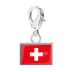 Flag & Map Charms Set
