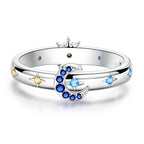 Celestial Moon & Star Ring