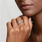 Classic Halo Round Cut Sparkle Ring