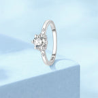 Classic Halo Round Cut Sparkle Ring