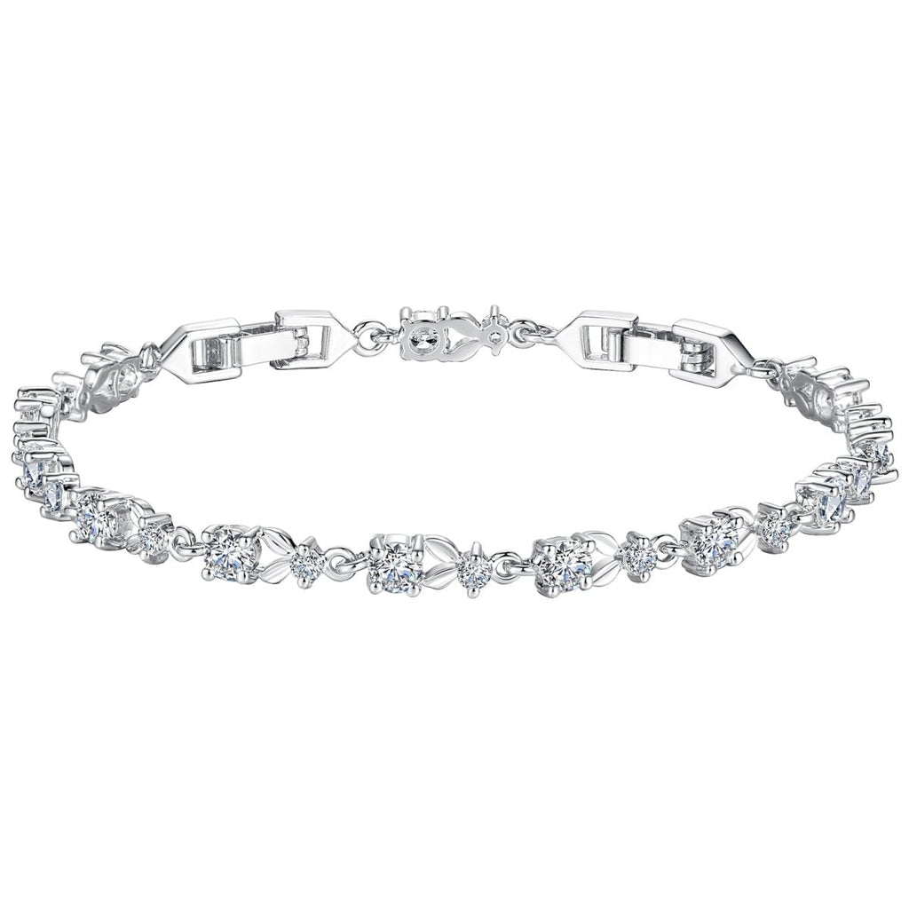 Colorful Crystal Tennis Chain Bracelet