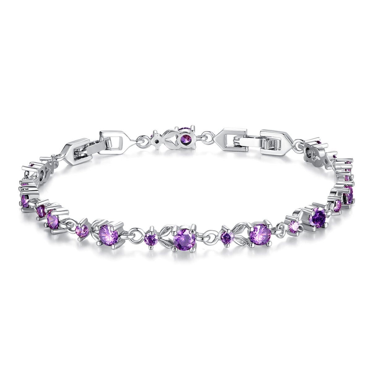 Colorful Crystal Tennis Chain Bracelet