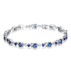 Colorful Crystal Tennis Chain Bracelet