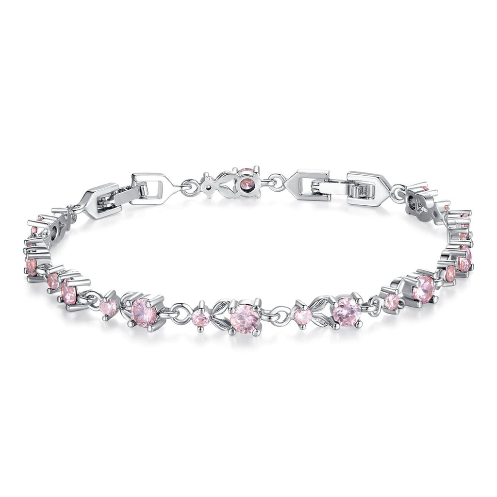 Colorful Crystal Tennis Chain Bracelet