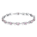 Colorful Crystal Tennis Chain Bracelet