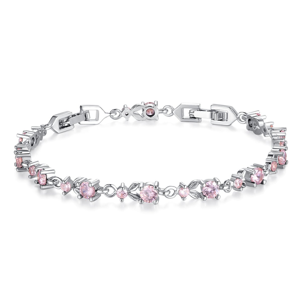 Colorful Crystal Tennis Chain Bracelet