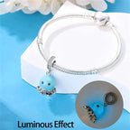 Glow in the Dark Blue Octopus Pulpo Dangle Charm
