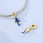 Glow in the Dark Luminous Blue Whale Shark Dangle Charm