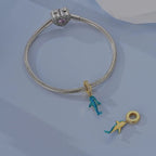 Glow in the Dark Luminous Blue Whale Shark Dangle Charm