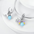 Glow in the Dark Luminous Honey Bee Dangle Charm
