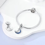 Glow in the Dark Luminous Moon Cat Dangle Charm